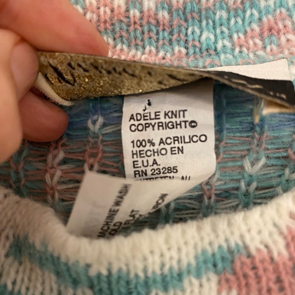 Dana Scott Vintage USA Cottage Core Acrylic Sweater - Picture 9 of 9